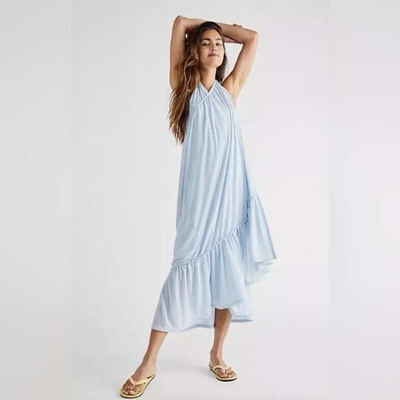 Free People Beach Convertible Wrap Maxi Skirt EUC - Picture 2 of 7